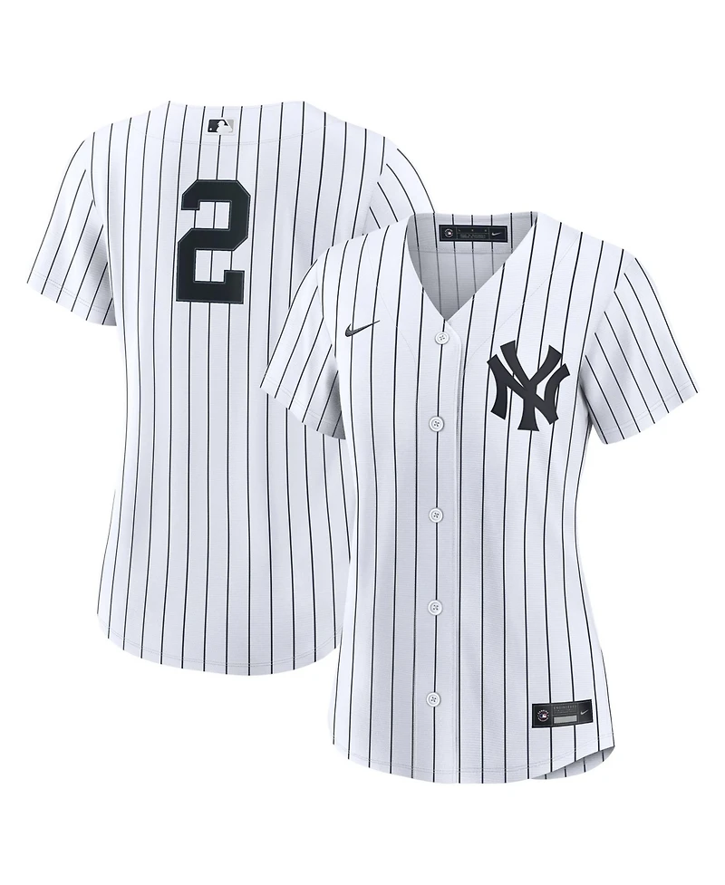 Nike Women's New York Yankees Derek Jeter Home Retired Replica Jersey