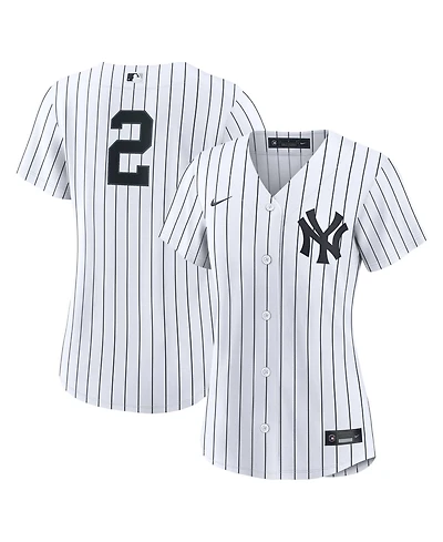 Nike Women's New York Yankees Derek Jeter Home Retired Replica Jersey