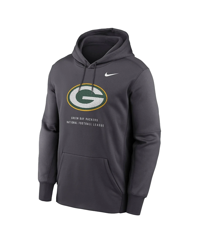 Nike Men's Green Bay Packers Toss Sweep Therma-fit Hoodie