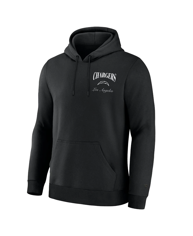 Fanatics Men's Los Angeles Chargers Nightfall Hooded Fleece Relaxed-Fit Pullover Hoodie