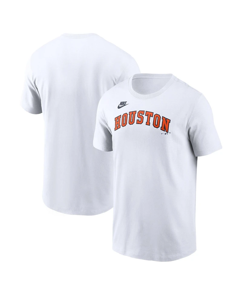 Nike Men's Houston Astros Cooperstown Collection Wordmark Short-Sleeve T-Shirt