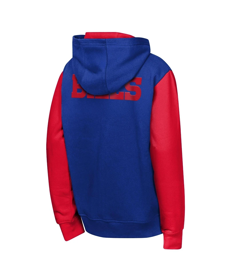Outerstuff Boys' and Girls' Stadium Full-Zip Colorblock Hoodie