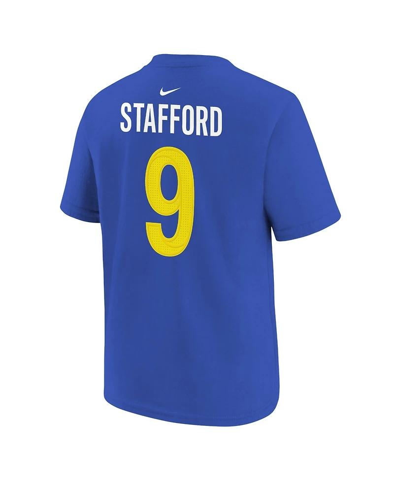 Nike Boys' and Girls' Los Angeles Rams Matthew Stafford T-Shirt