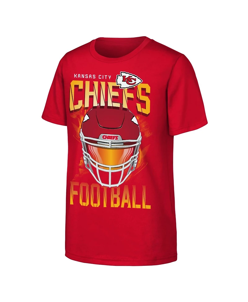 Outerstuff Boys' and Girls' Kansas City Chiefs Full Gear Graphic T-Shirt