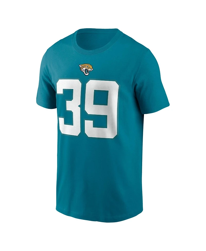 Nike Men's Jacksonville Jaguars Cam Little Name & Number Screen-Print Graphic Crewneck Short-Sleeve T-Shirt