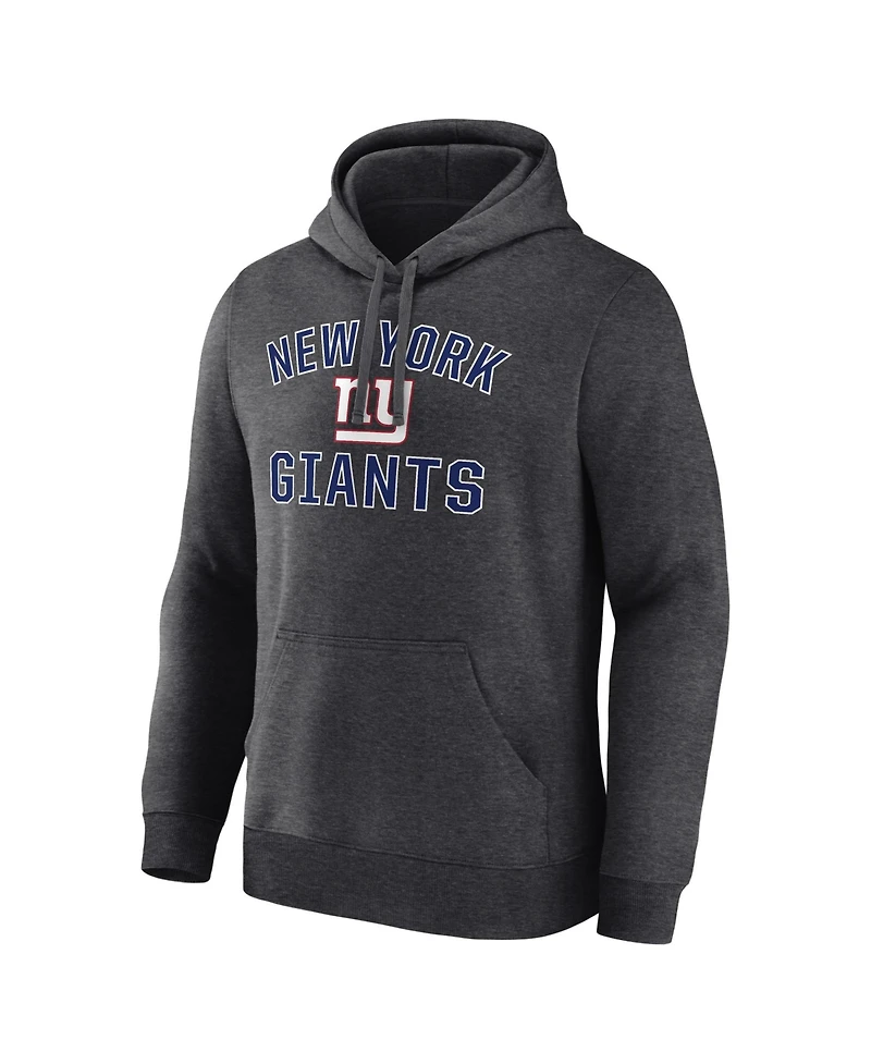 Logo Athletic Men's New York Giants Arch Victory Classic Fit Fleece Hoodie