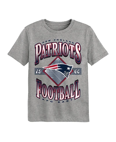Outerstuff Boys' and Girls' 2T-5T Of Days Past New England Patriots Retro Oversized T-Shirt