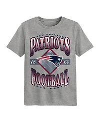 Outerstuff Boys' and Girls' 2T-5T Of Days Past New England Patriots Retro Oversized T-Shirt