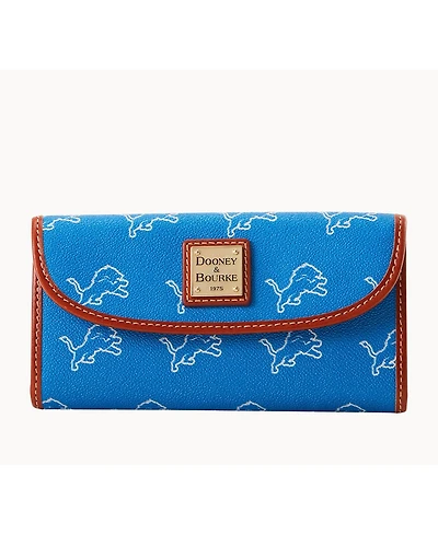 Dooney & Bourke Women's Detroit Lions Team Color Continental Clutch