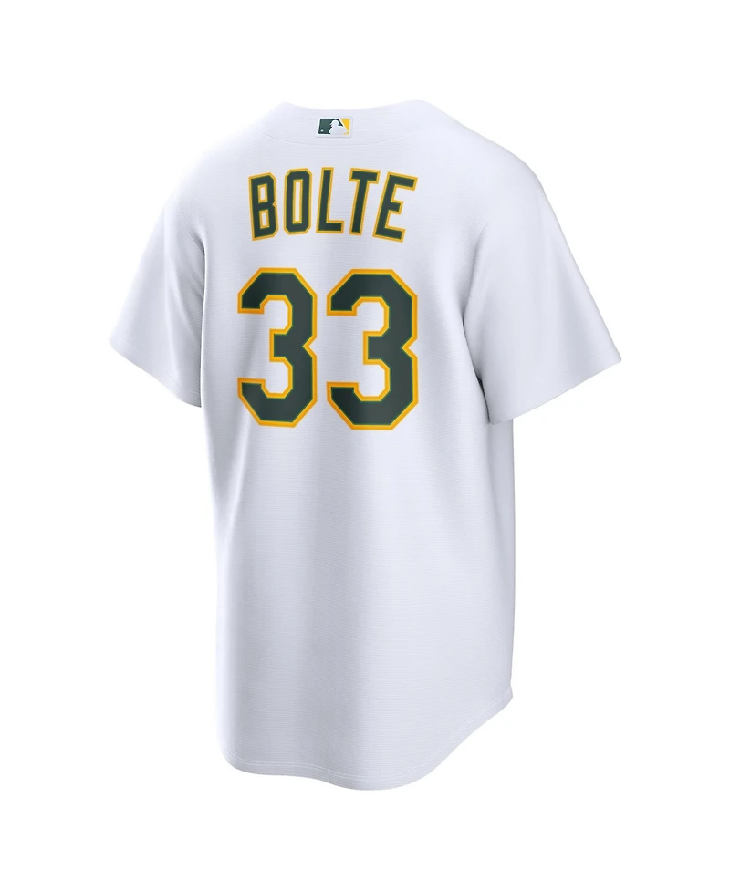 Nike Men's Oakland Athletics Henry Bolte V-Neck Relaxed Fit Replica Jersey