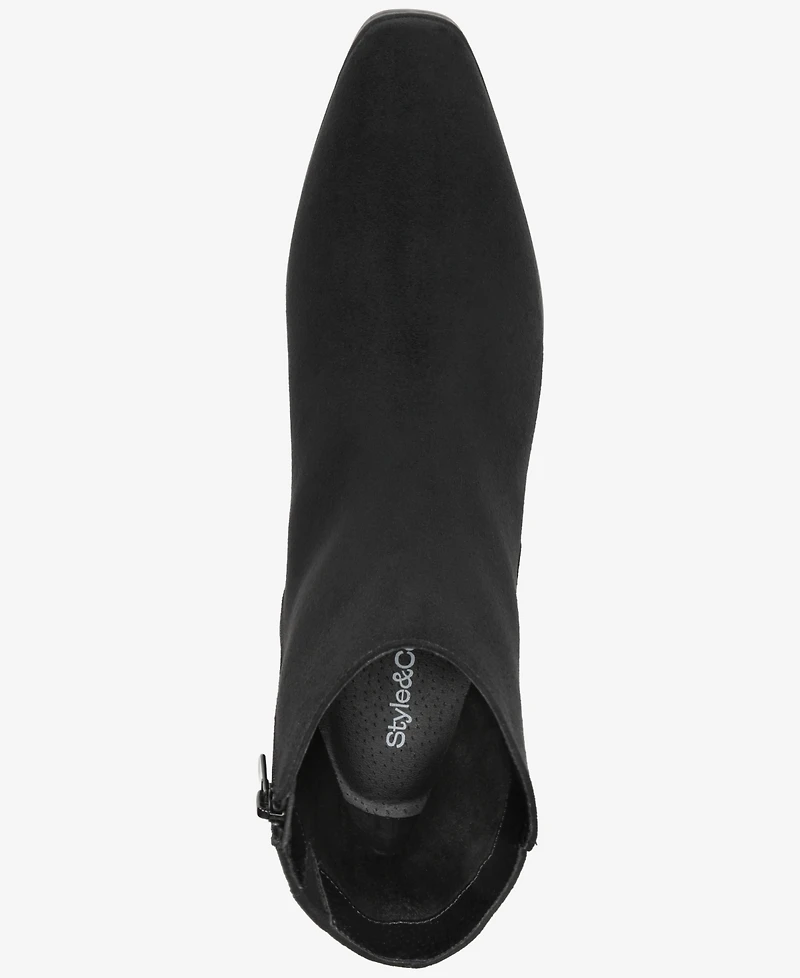 Style & Co Women's Diamond Almond Toe Booties, Macy's Exclusive