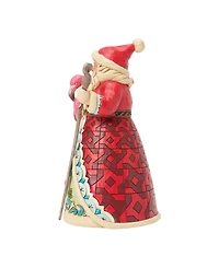 Jim Shore Heartwood Creek Coastal Santa with Flamingo Figurine