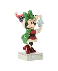 Jim Shore Disney Traditions Minnie with Snowflake Figurine
