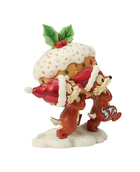 Jim Shore Disney Traditions Chip & Dale Fruit Cake Figurine