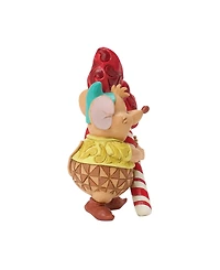 Jim Shore Disney Cinderella Gus Gus Candy Cane Mini Figurine
