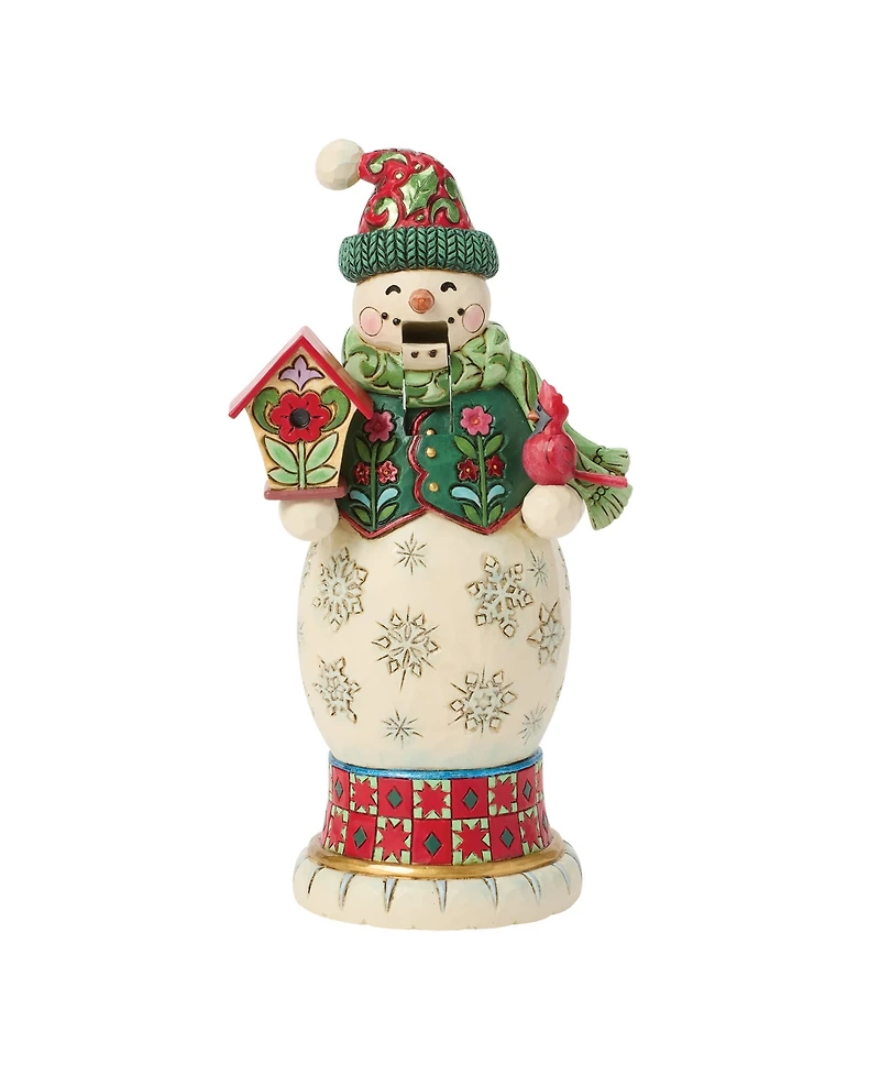 Jim Shore Christmas Traditional Snowman Figurine