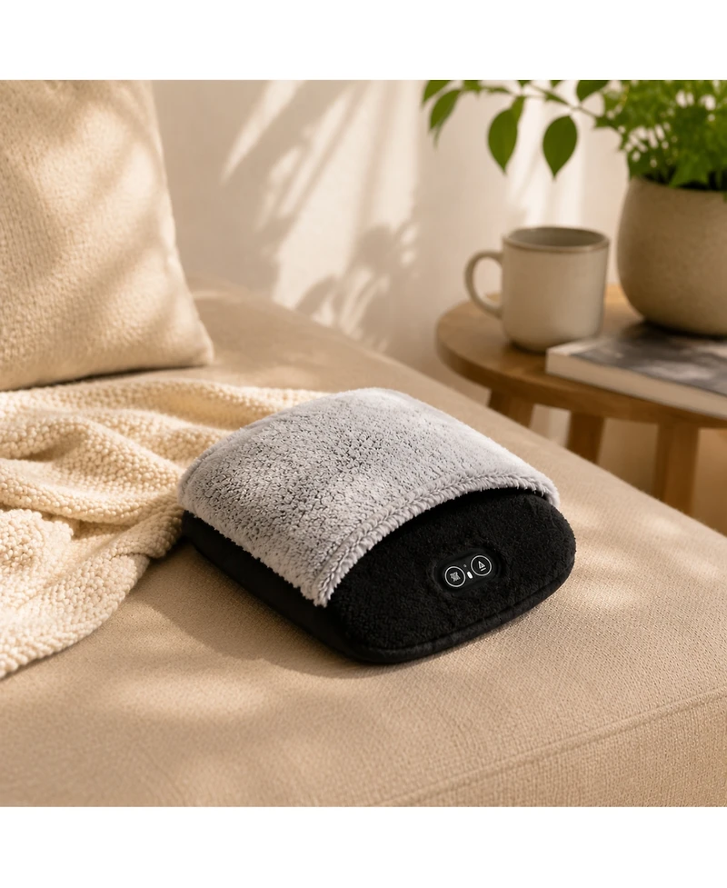 Ultra Plush Heated Foot Warmer & Massager - Cozy Relief Anytime, Anywhere