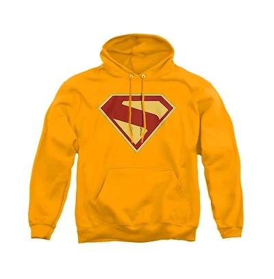 Superman Men's Big & Tall 2025 Logo Graphic Kangaroo-Pocket Hoodie