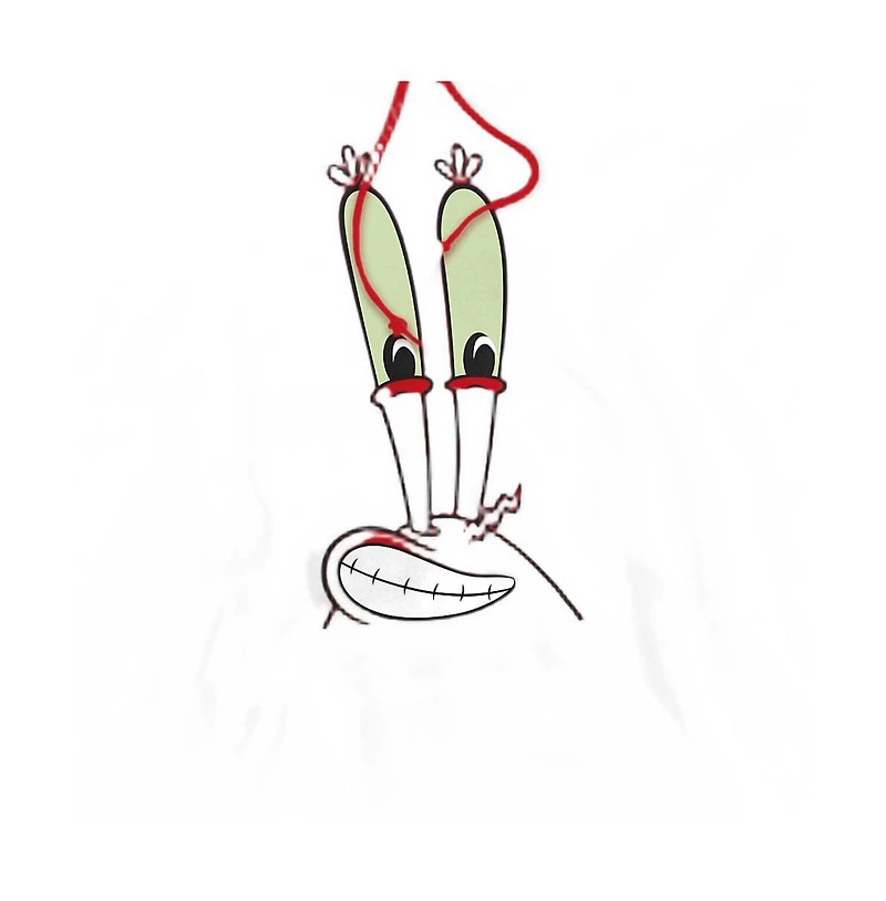 SpongeBob SquarePants Men's Mr. Krabs Smile Face Graphic Long-Sleeve Pullover Hoodie