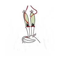 SpongeBob SquarePants Men's Mr. Krabs Smile Face Graphic Long-Sleeve Pullover Hoodie