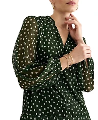 Phase Eight Women's Alma Tiered Ruffle Long-Sleeve Dress