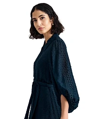 Phase Eight Women's Maeve Textured Belted Midi Shirt Dress