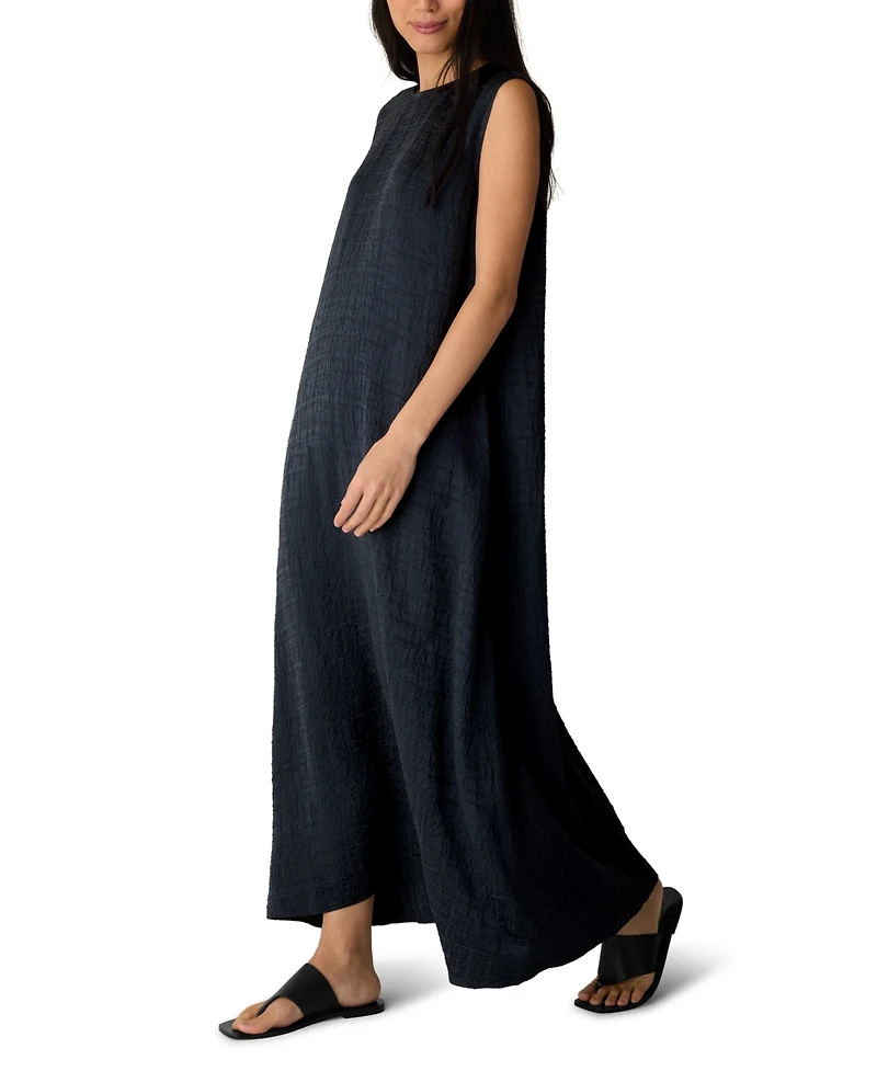Eileen Fisher Women's Silk Sleeveless Maxi Dress