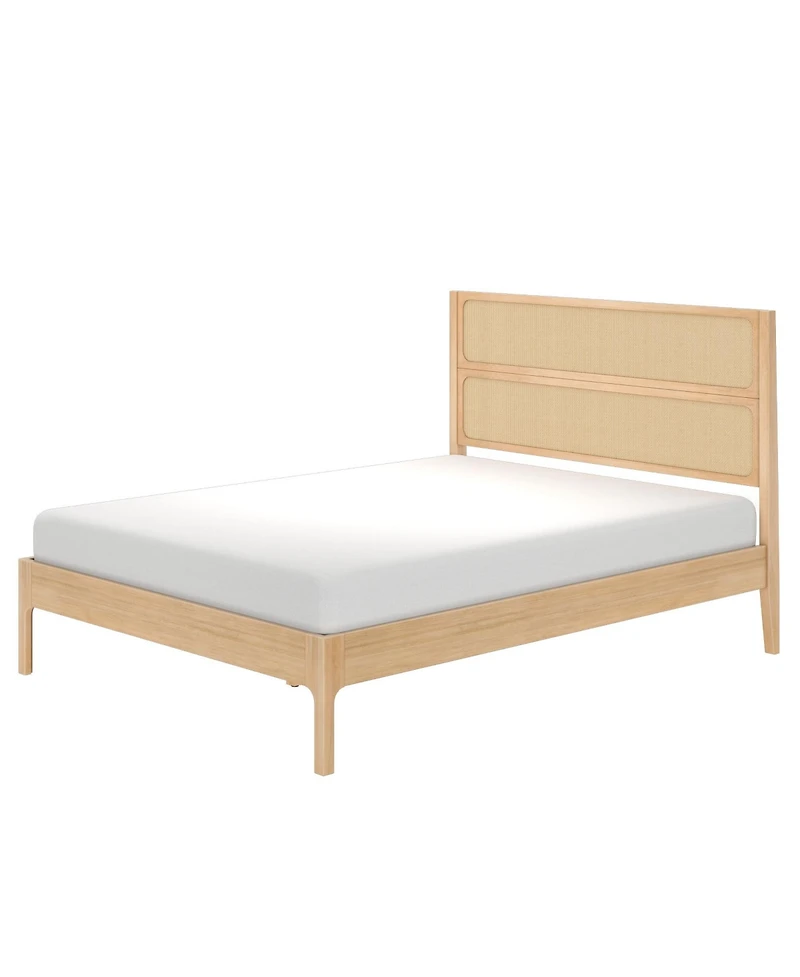 Plank+Beam Elio Rattan Queen Bed
