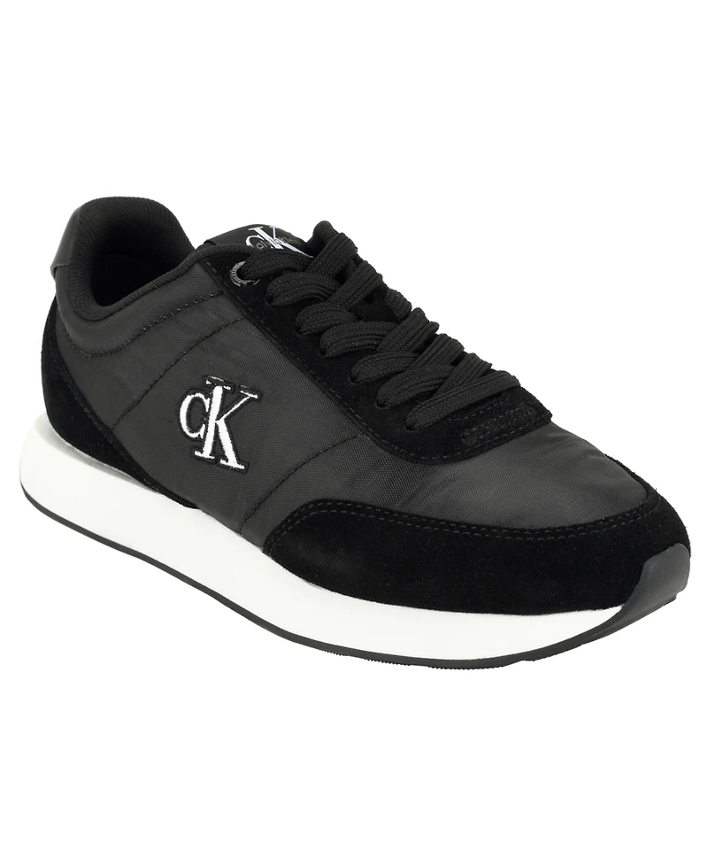Calvin Klein Women's Tollyn Suede Lace-Up Sneakers