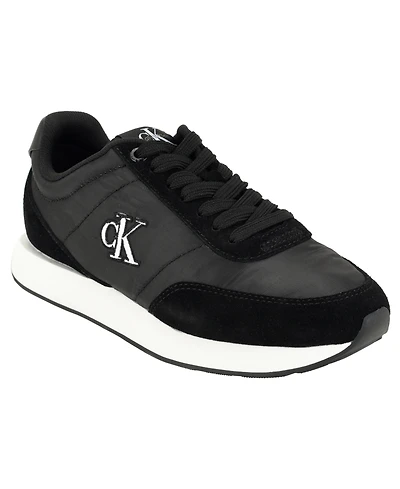 Calvin Klein Women's Tollyn Suede Lace-Up Sneakers