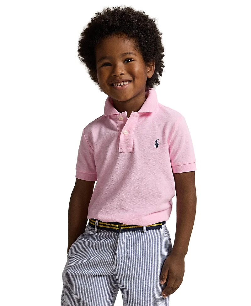 Polo Ralph Lauren Toddler and Little Boys Cotton Mesh Shirt