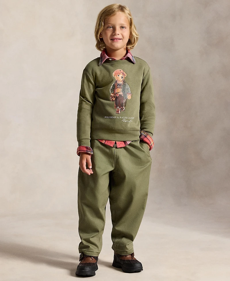 Polo Ralph Lauren Boys' 2T-7 Bear Fleece Sweatshirt