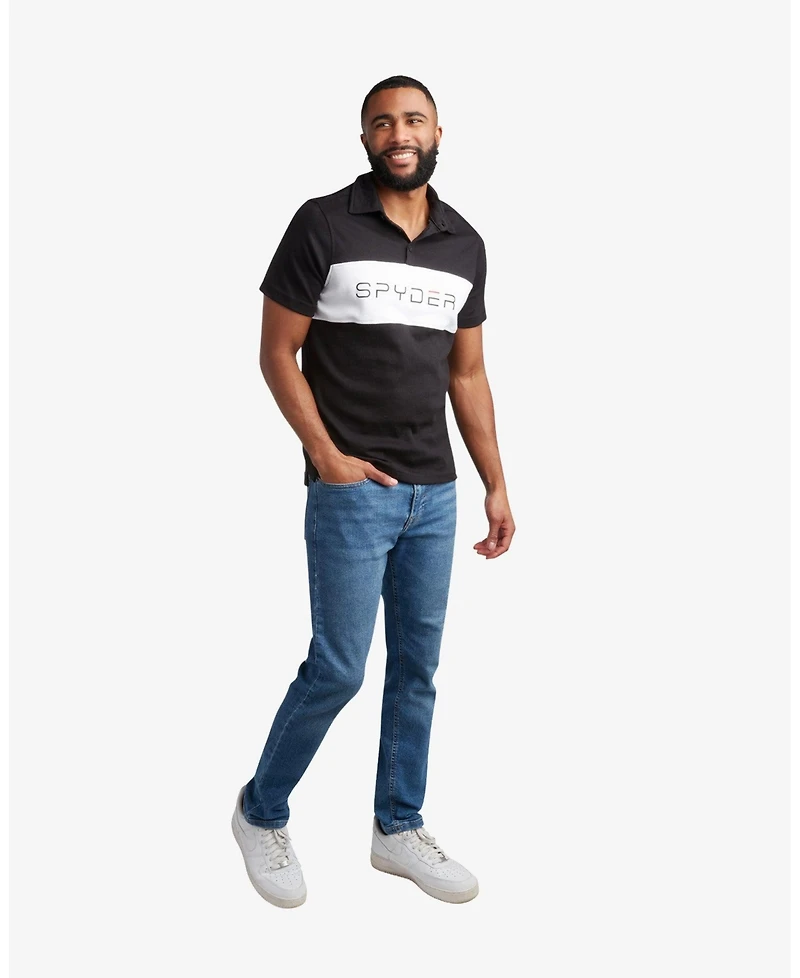 Spyder Men's Short Sleeve Color Polo
