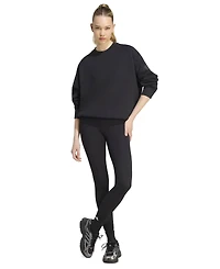 adidas Women's Soft Lux Loose-Fit Crewneck Long-Sleeve Sweatshirt
