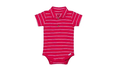 Gerber Baby Boys' ( new born to 18 M ) polo Bodysuit Stripes