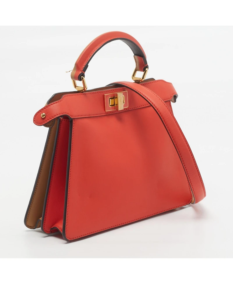 Pre-Owned Fendi Women's Peekaboo Iseeu Leather Satchel