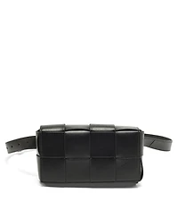 Pre-Owned Bottega Veneta Women's Cassette Mini Intrecciato Leather Belt Bag
