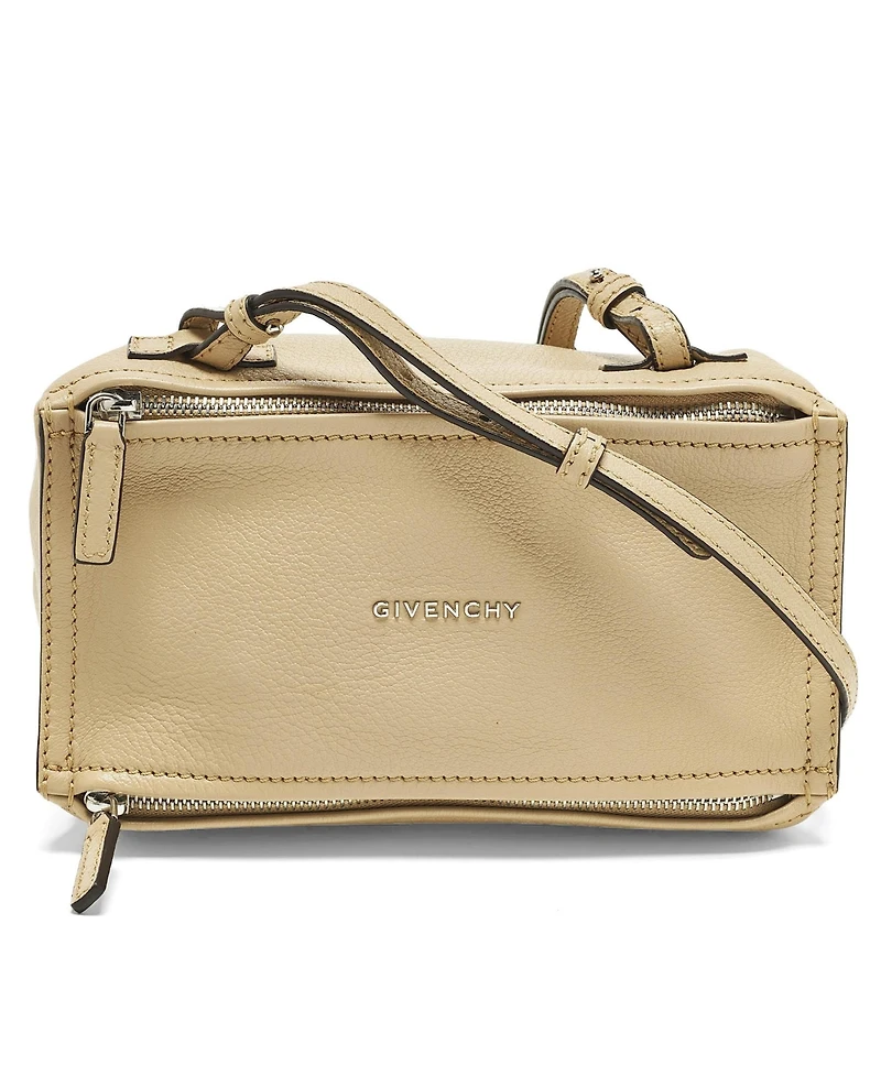 Pre-Owned Givenchy Women's Pandora Mini Pebbled Leather Shoulder Bag