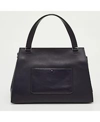 Pre-Owned Celine Women's Edge Large Two-Tone Leather Top Handle Bag