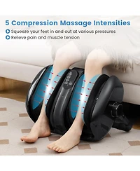 Ecooso Foot and Calf Massager with Heat for Blood Circulation Pain Relief