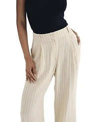 Finery London Women's Mara High-Waisted Wide-Leg Trousers