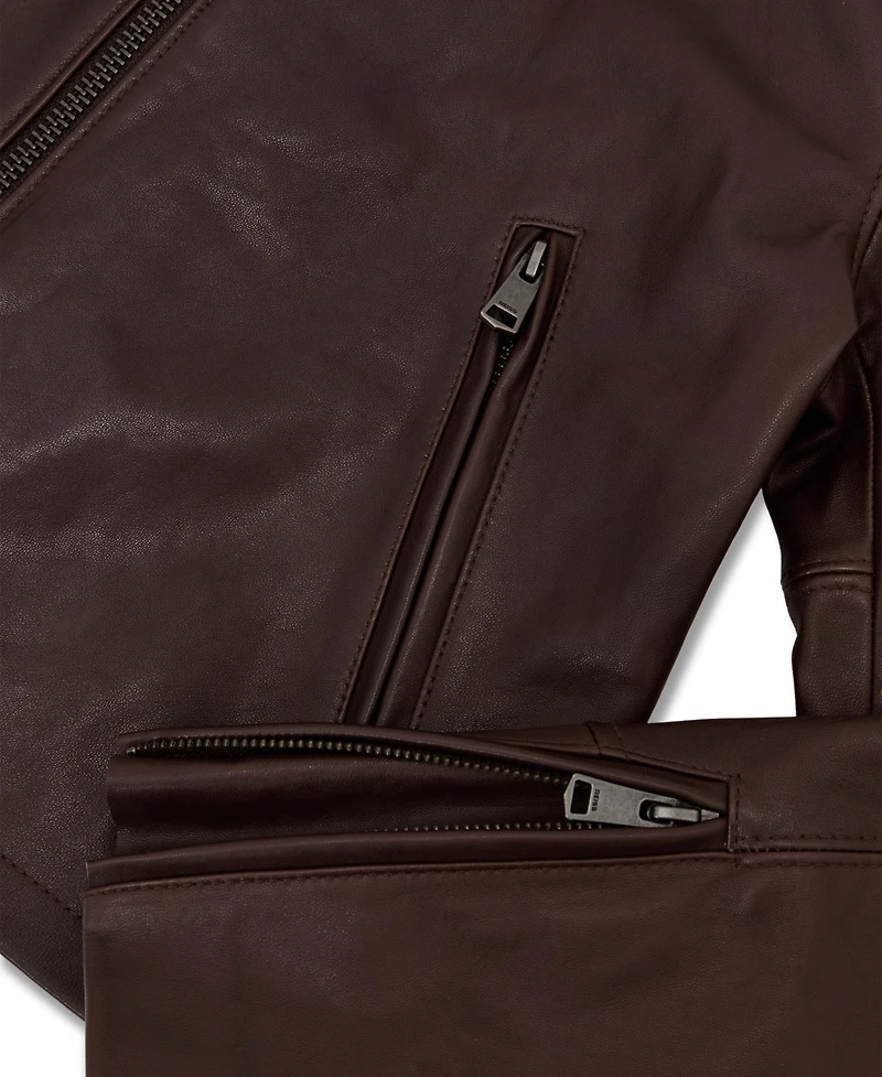 Reiss Women's Erin Leather Biker Jacket