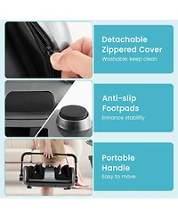 Ecooso Foot and Calf Massager with Heat for Blood Circulation Pain Relief