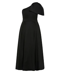 City Chic Plus Captivate One-Shoulder Fit & Flare Hi-Lo Dress