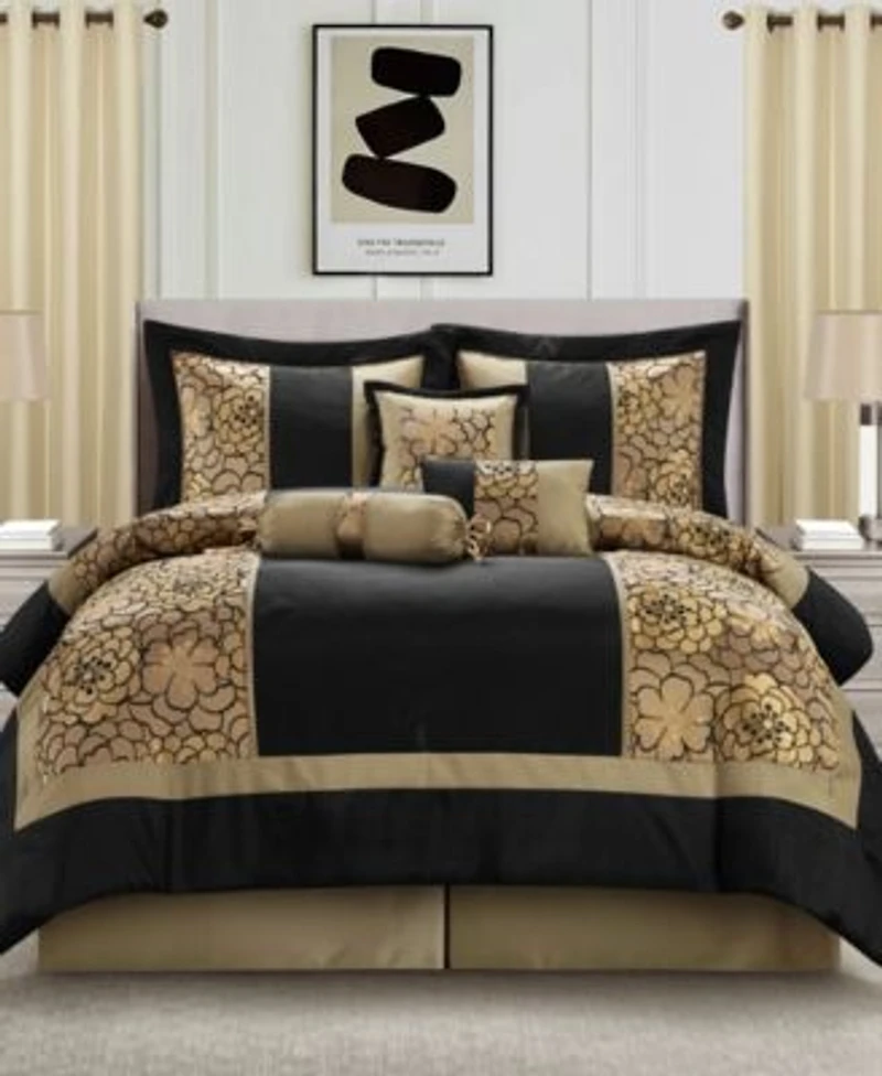 Stratford Park Sibyl Floral 9 Piece Comforter Sets