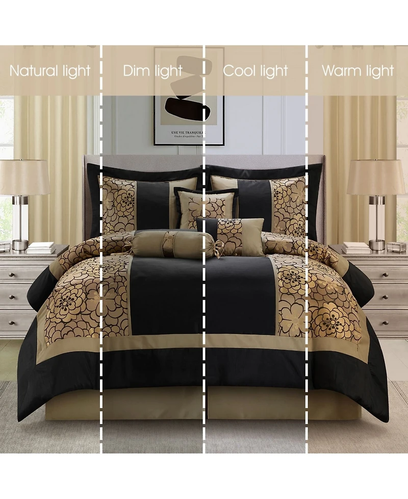 Stratford Park Sibyl Floral 9-Piece Comforter Set