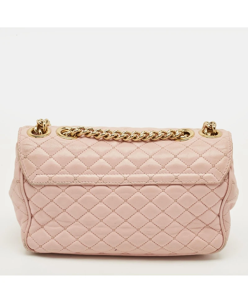 Pre-Owned Dolce & Gabbana Women's Dg Millennials Quilted Leather Shoulder Bag