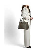 Pre-Owned Prada Women's Medium Saffiano Cuir Leather Double Tote
