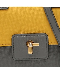 Pre-Owned Prada Saffiano Leather Color Flap Crossbody Bag