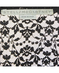 Stella McCartney Women's Sheer Lace Short-Sleeve Top